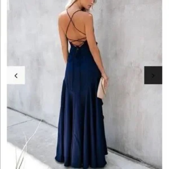 Vici Cool Waters Ruffle Dress size S - Picture 2 of 5